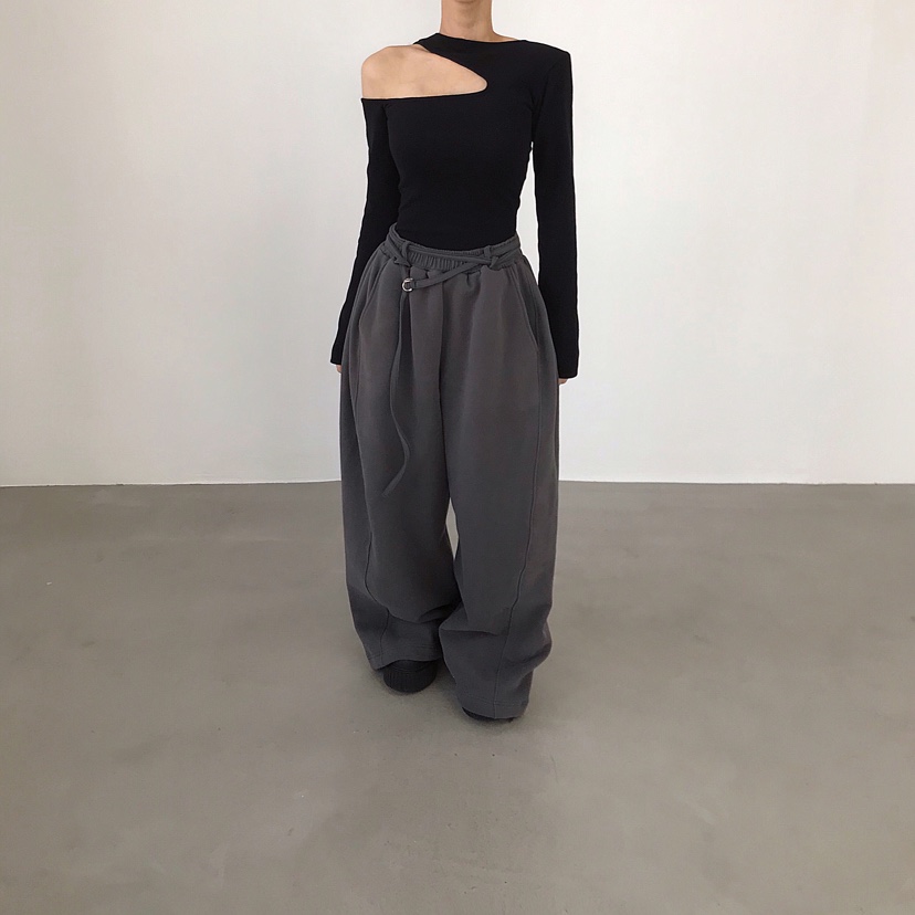 2TWO MOON韓國代購㊣女裝新款職業人氣休閑時尚長袖T恤兩面穿2TWO MOON長袖T恤