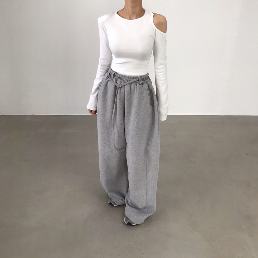 2TWO MOON韓國代購㊣女裝新款職業人氣休閑時尚長袖T恤兩面穿2TWO MOON長袖T恤