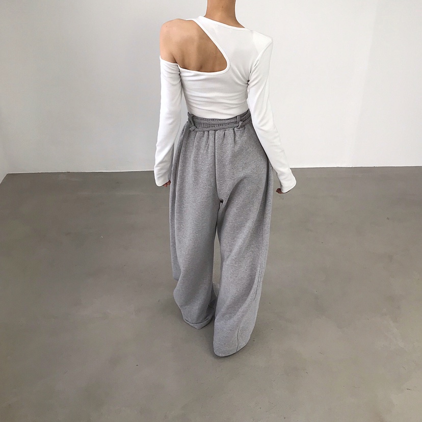 2TWO MOON韓國代購㊣女裝新款職業人氣休閑時尚長袖T恤兩面穿2TWO MOON長袖T恤