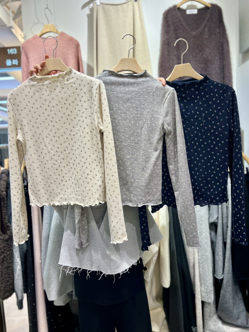 OLA東大門㊣代購女裝新款職業人氣時尚休閑25秋冬推薦長袖T恤mellor/OLA長袖T恤