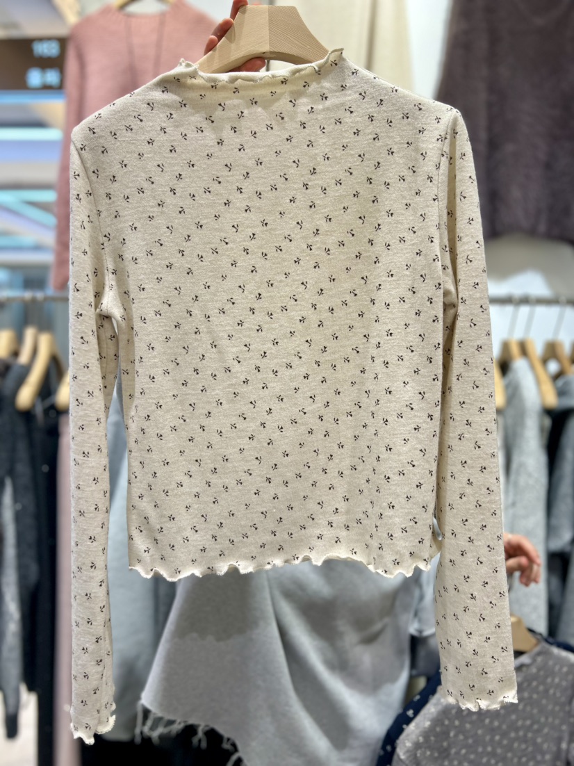 OLA東大門㊣代購女裝新款職業人氣時尚休閑25秋冬推薦長袖T恤mellor/OLA長袖T恤圖色1