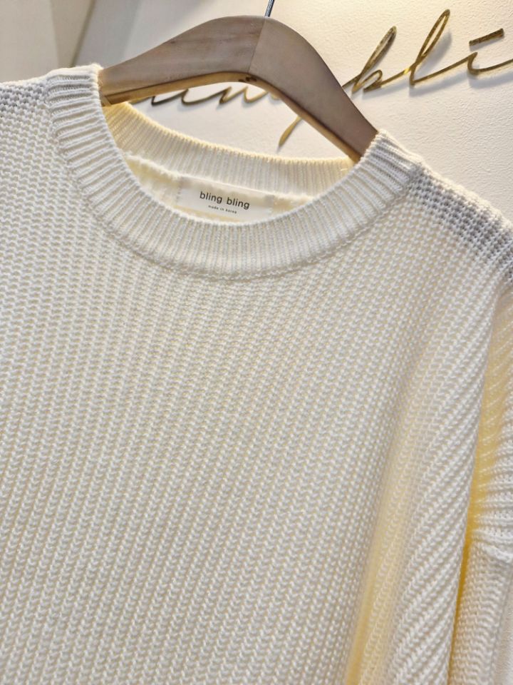 RICO東大門㊣代購女士新款休閑推薦25秋冬時尚針織衫手工編織bling bling/RICO針織衫