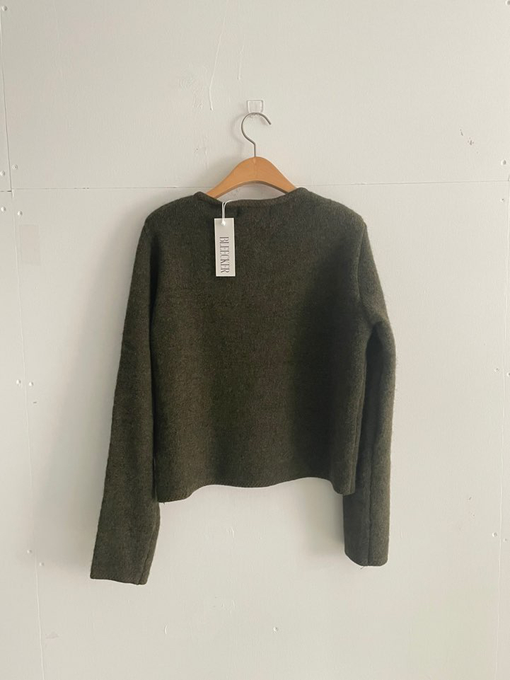 BLEECKER韓國代購㊣女裝新品時尚休閑25秋冬推薦人氣針織衫BLEECKER針織衫