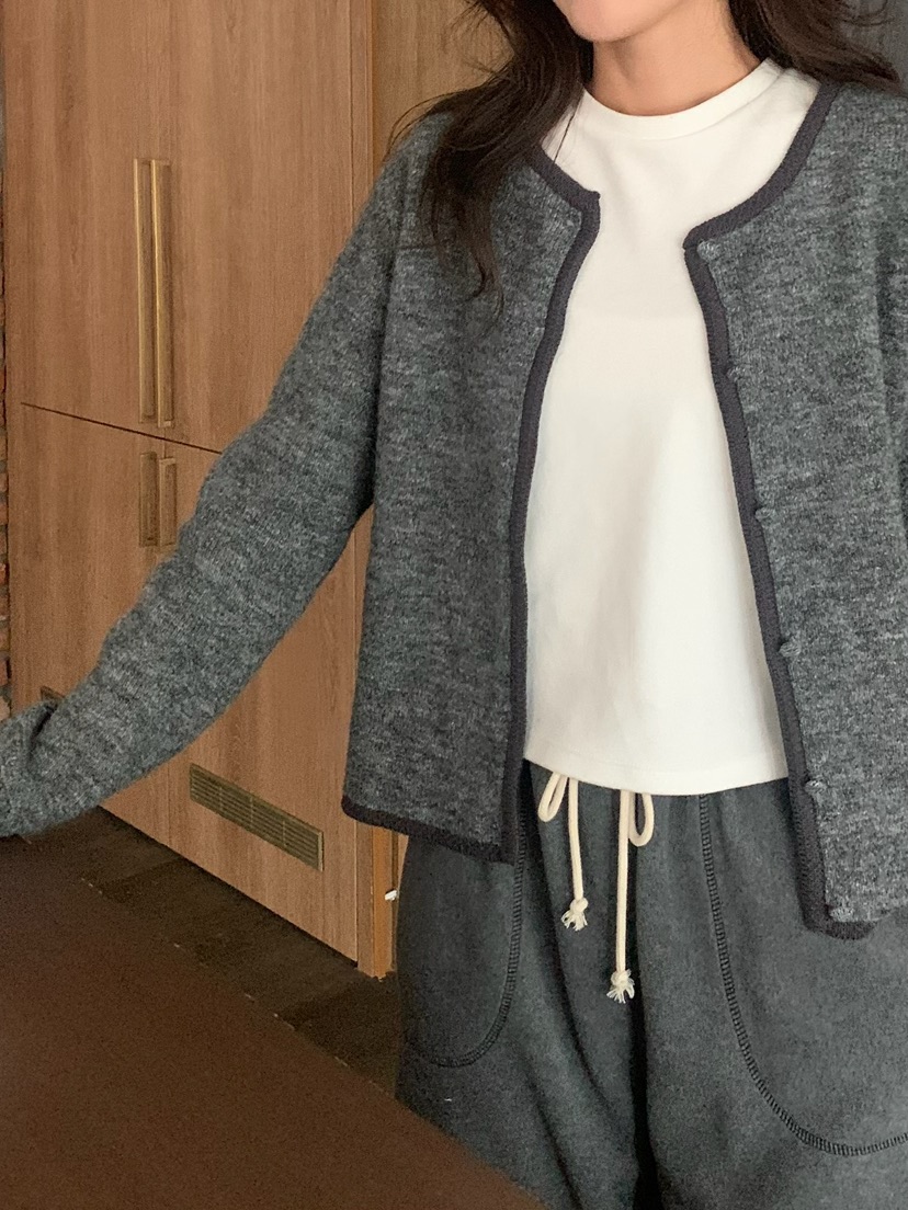 BLEECKER韓國代購㊣女裝新品時尚休閑25秋冬推薦人氣針織衫BLEECKER針織衫