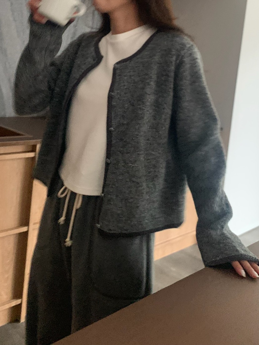 BLEECKER韓國代購㊣女裝新品時尚休閑25秋冬推薦人氣針織衫BLEECKER針織衫