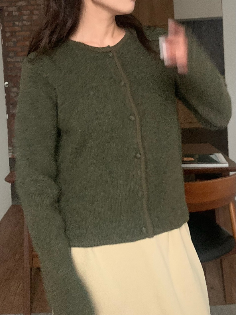 BLEECKER韓國代購㊣女裝新品時尚休閑25秋冬推薦人氣針織衫BLEECKER針織衫