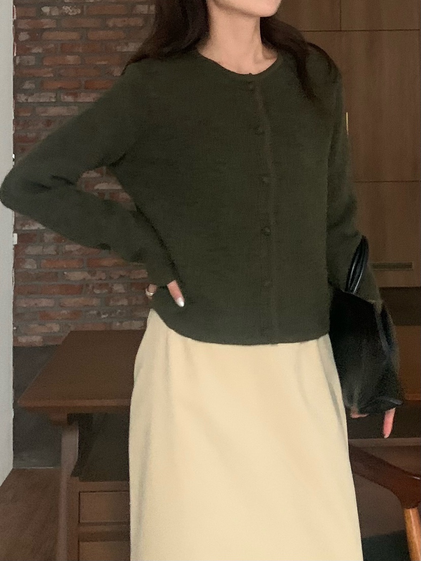 BLEECKER韓國代購㊣女裝新品時尚休閑25秋冬推薦人氣針織衫BLEECKER針織衫