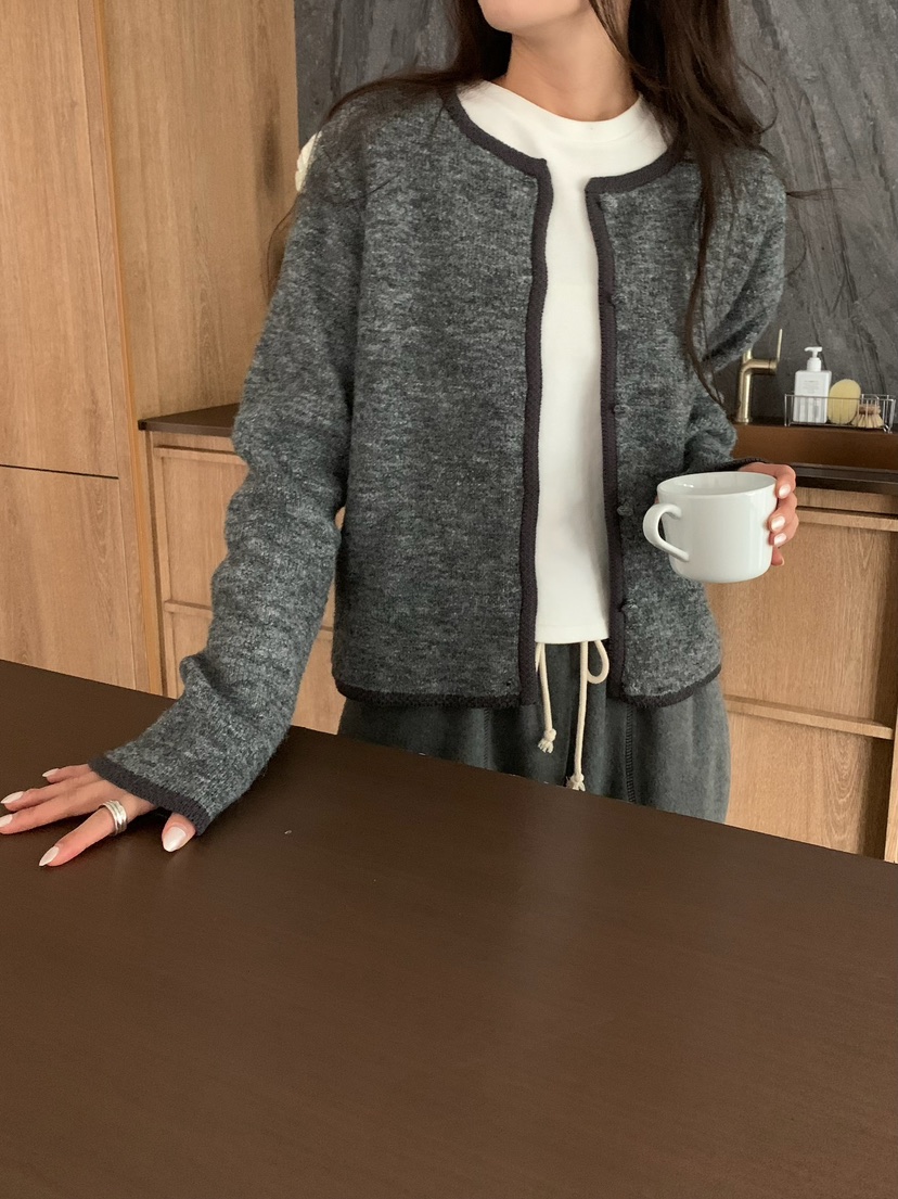 BLEECKER韓國代購㊣女裝新品時尚休閑25秋冬推薦人氣針織衫BLEECKER針織衫