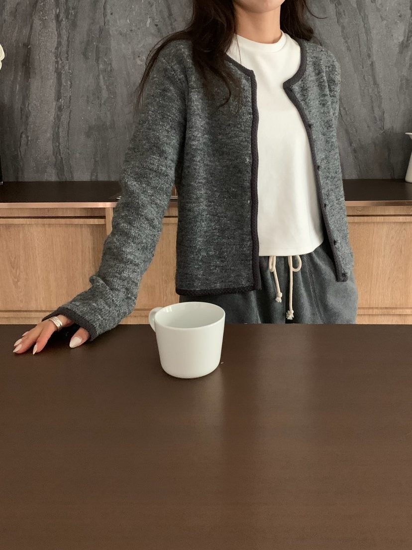 BLEECKER韓國代購㊣女裝新品時尚休閑25秋冬推薦人氣針織衫BLEECKER針織衫