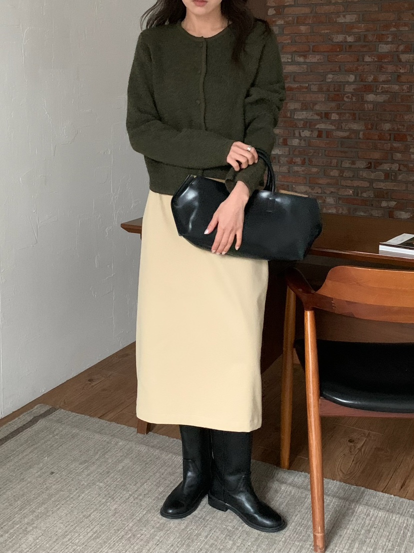 BLEECKER韓國代購㊣女裝新品時尚休閑25秋冬推薦人氣針織衫BLEECKER針織衫