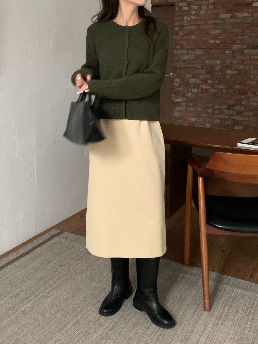 BLEECKER韓國代購㊣女裝新品時尚休閑25秋冬推薦人氣針織衫BLEECKER針織衫