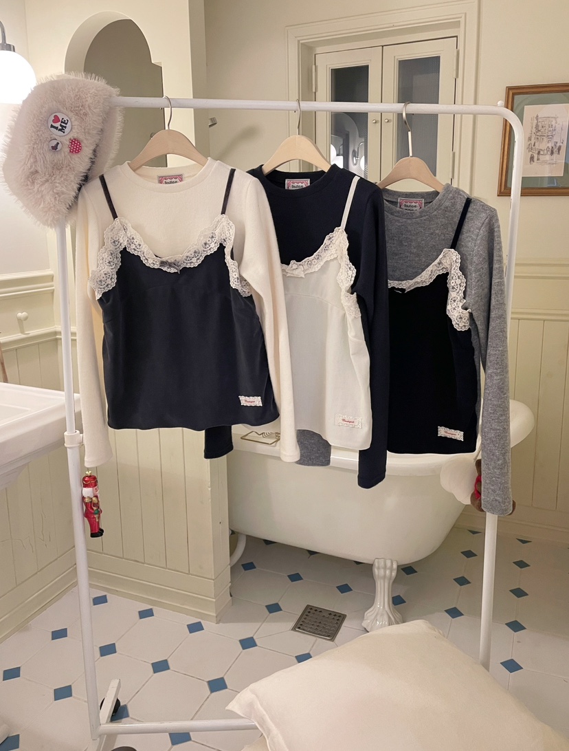 BOUTIQUE-L韓國直郵㊣女士新款熱賣25秋冬職業時尚長袖T恤BOUTIQUE-L長袖T恤