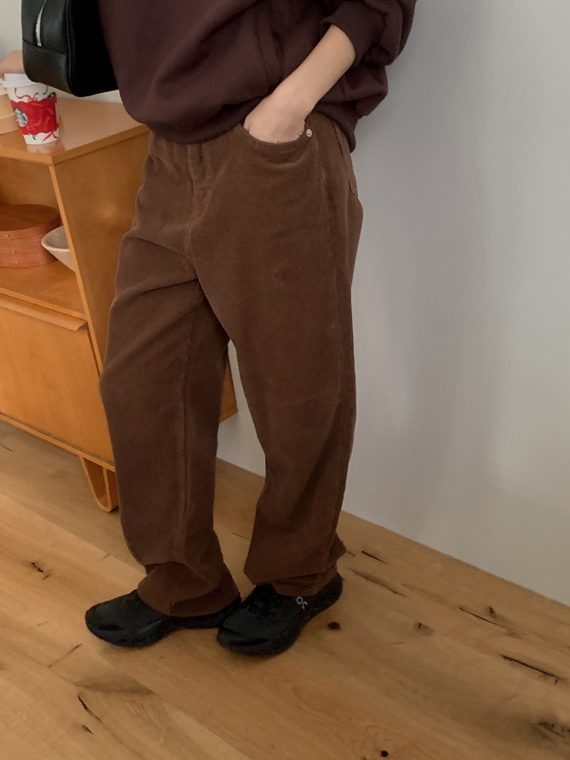 FORMSTUDIO韓國代購㊣女士新品25秋冬休閑時尚職業推薦休閑褲FORMSTUDIO休閑褲