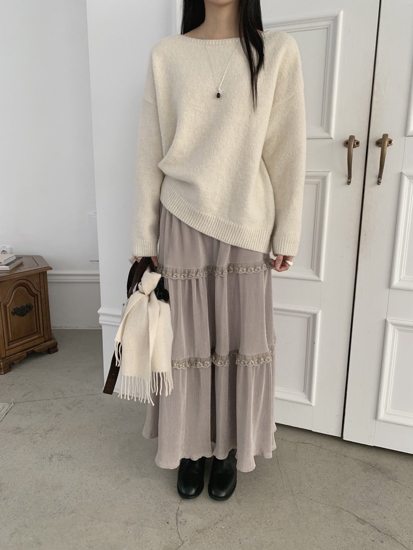 COME OPEN韓國代購㊣女士新品休閑人氣推薦25秋冬時尚長裙COME OPEN/HAPER長裙