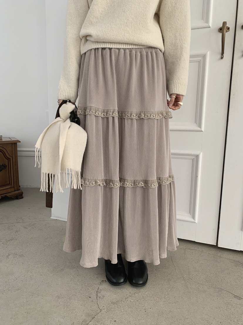 COME OPEN韓國代購㊣女士新品休閑人氣推薦25秋冬時尚長裙COME OPEN/HAPER長裙