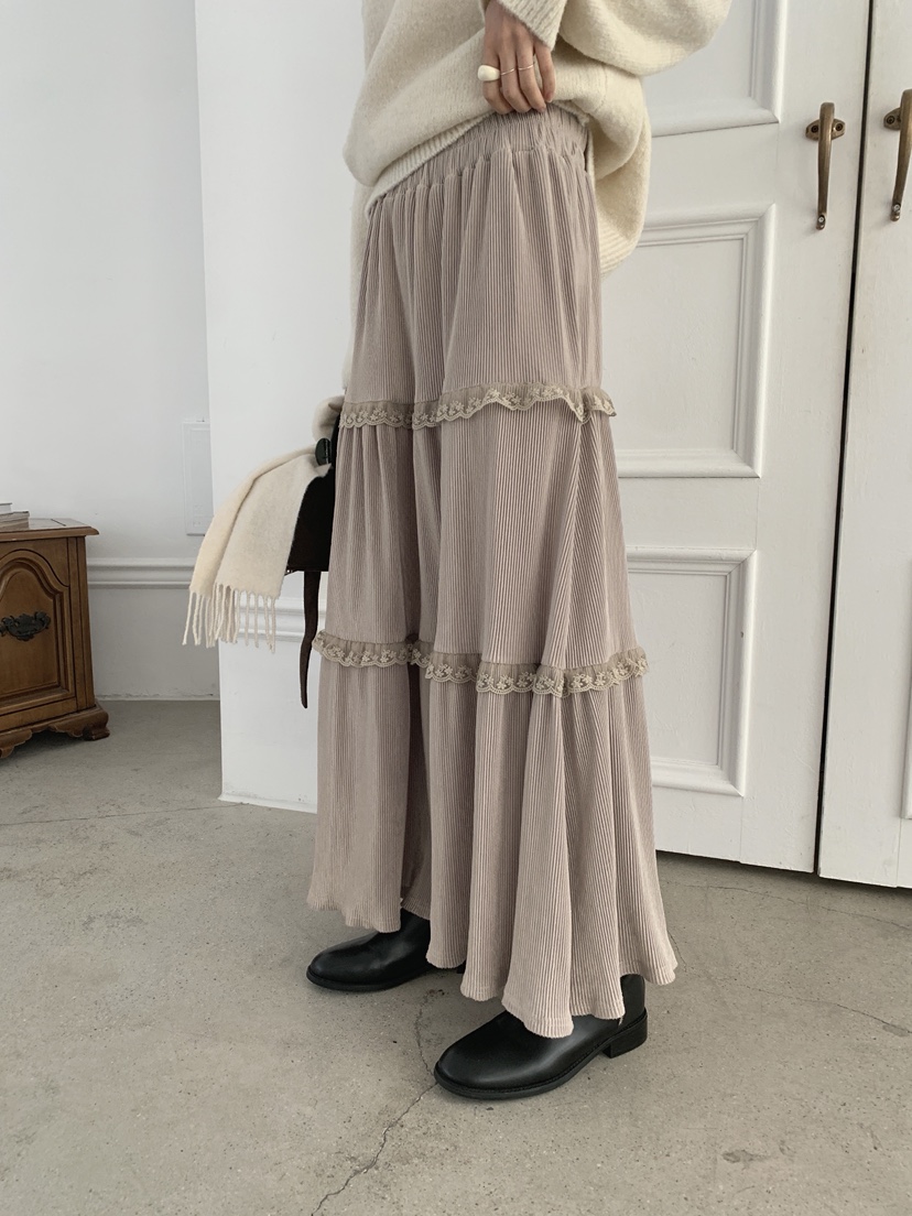 COME OPEN韓國代購㊣女士新品休閑人氣推薦25秋冬時尚長裙COME OPEN/HAPER長裙