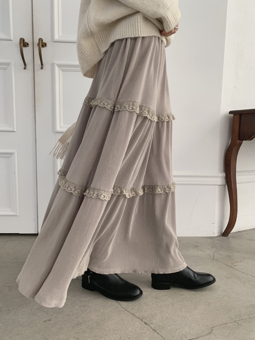 COME OPEN韓國代購㊣女士新品休閑人氣推薦25秋冬時尚長裙COME OPEN/HAPER長裙