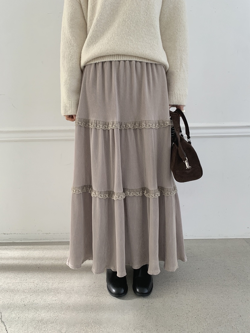 COME OPEN韓國代購㊣女士新品休閑人氣推薦25秋冬時尚長裙COME OPEN/HAPER長裙