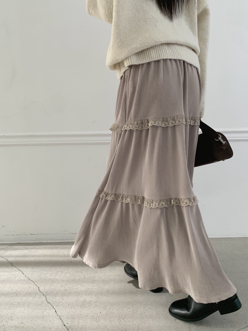 COME OPEN韓國代購㊣女士新品休閑人氣推薦25秋冬時尚長裙COME OPEN/HAPER長裙