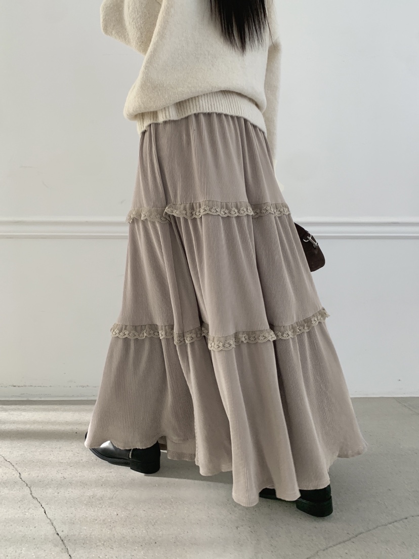 COME OPEN韓國代購㊣女士新品休閑人氣推薦25秋冬時尚長裙COME OPEN/HAPER長裙