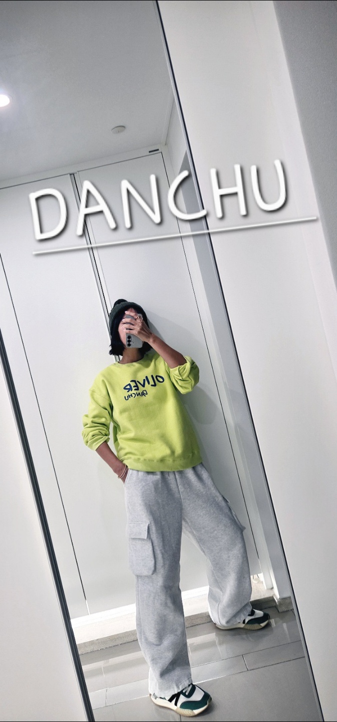 DANCHU韓國直郵㊣女士新款人氣熱賣25秋冬休閑職業衛衣加絨DANCHU衛衣