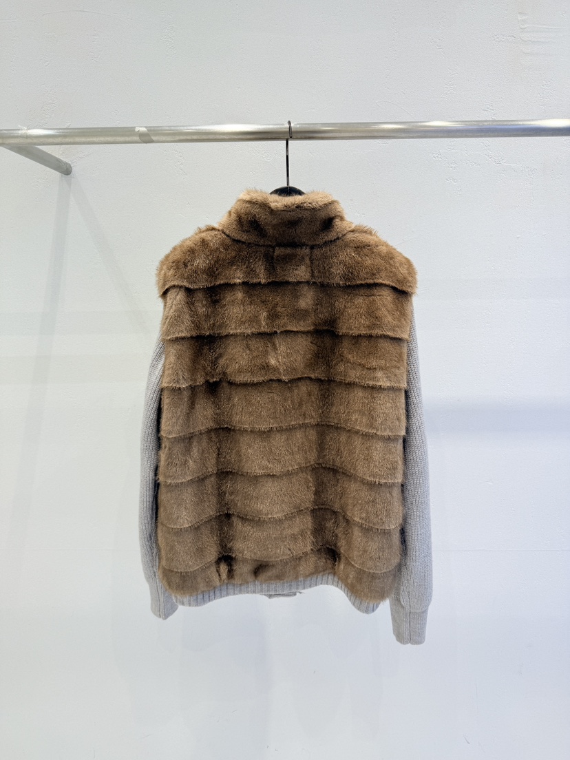 CORAL東大門㊣直郵女裝新品人氣25秋冬休閑針織衫假兩件貂絨CORAL針織衫