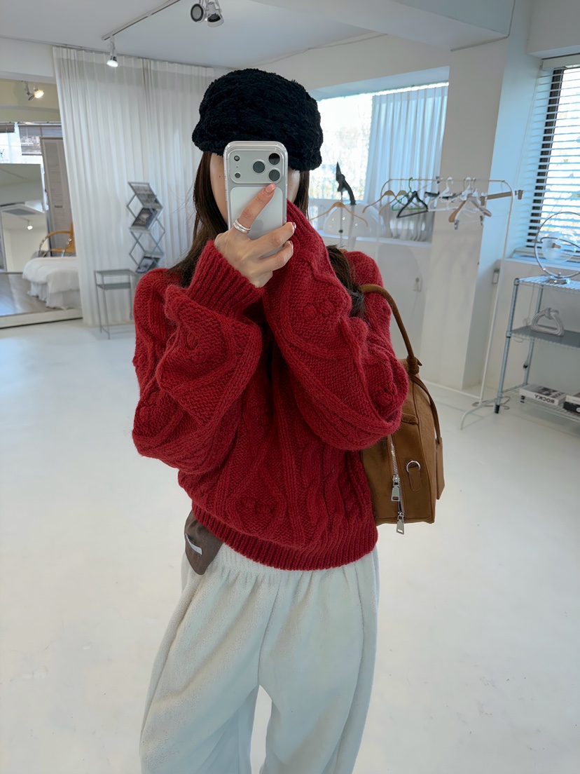 GLITTER東大門㊣直郵女士新品推薦熱賣25秋冬時尚人氣職業毛衣GLITTER毛衣