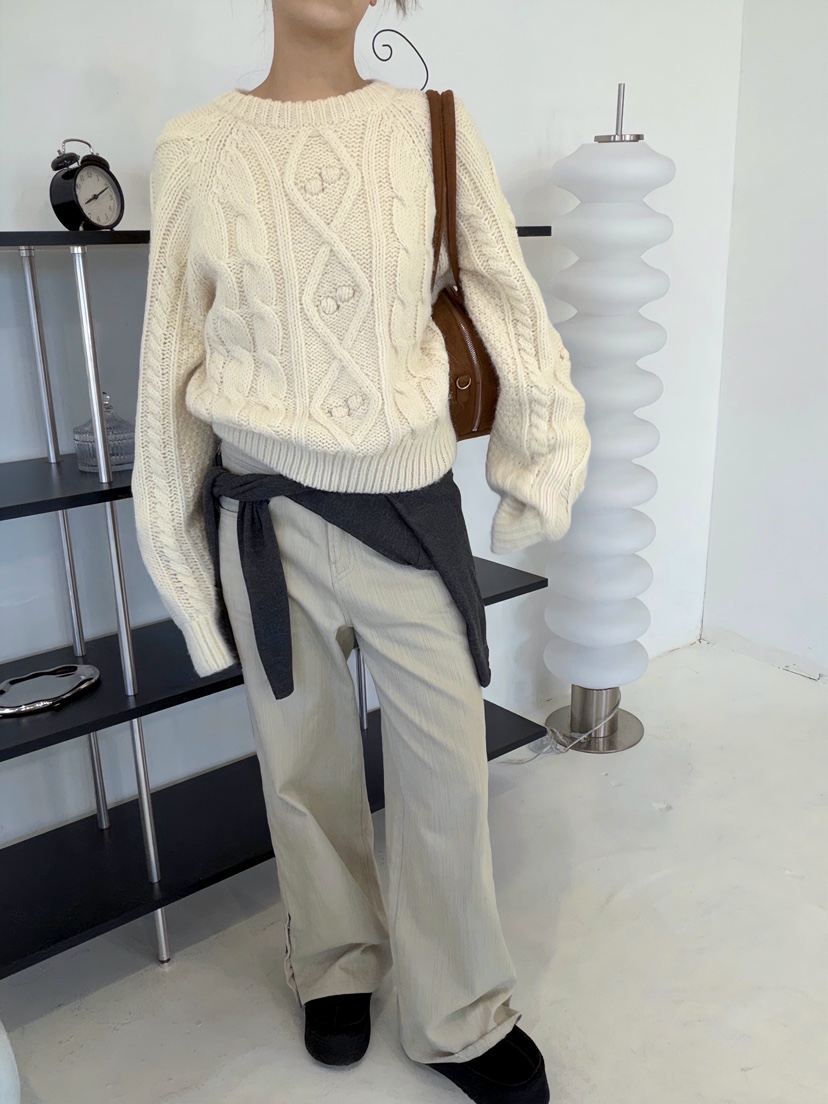 GLITTER東大門㊣直郵女士新品推薦熱賣25秋冬時尚人氣職業毛衣GLITTER毛衣