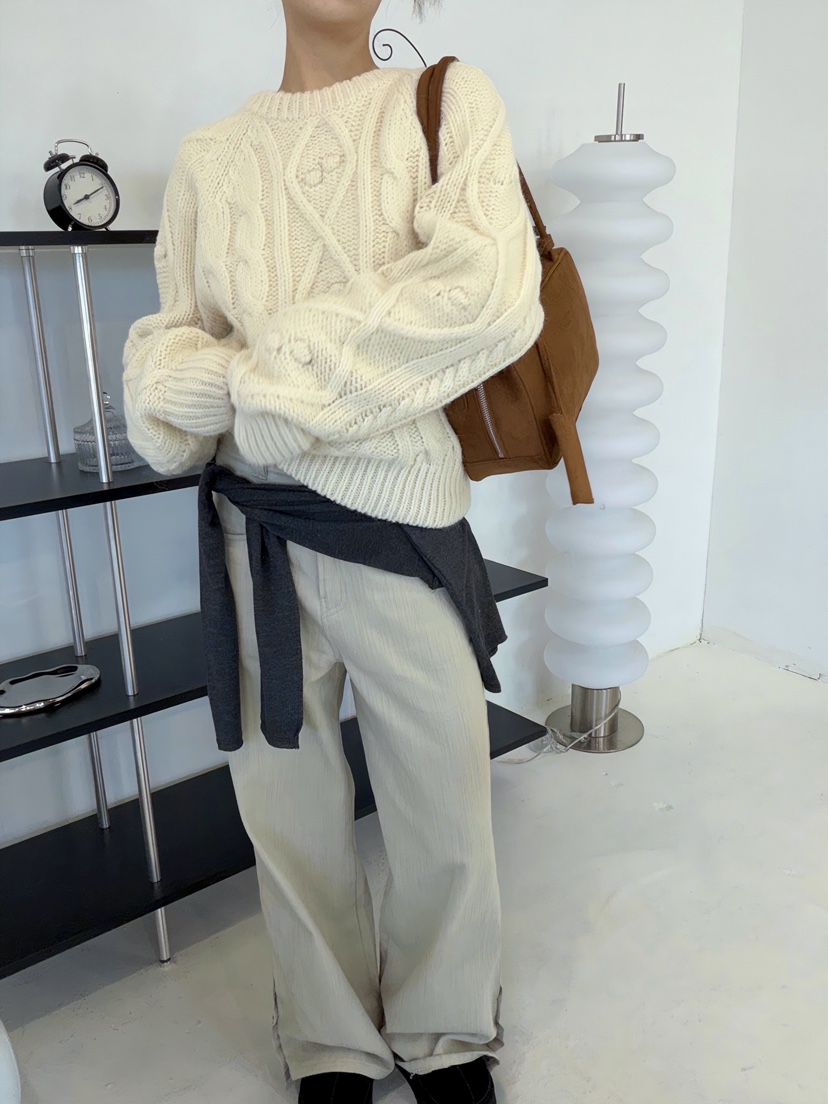 GLITTER東大門㊣直郵女士新品推薦熱賣25秋冬時尚人氣職業毛衣GLITTER毛衣