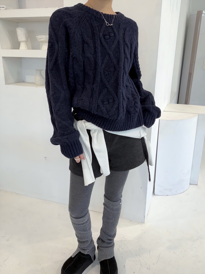 GLITTER東大門㊣直郵女士新品推薦熱賣25秋冬時尚人氣職業毛衣GLITTER毛衣