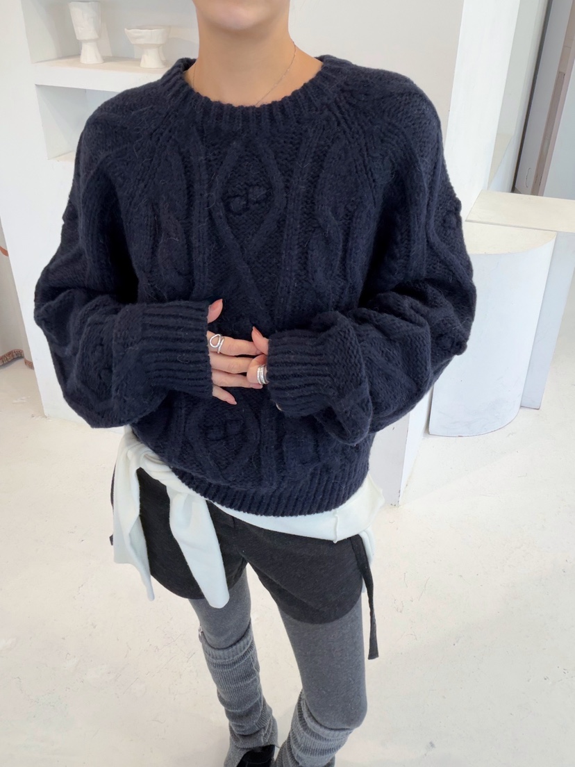 GLITTER東大門㊣直郵女士新品推薦熱賣25秋冬時尚人氣職業毛衣GLITTER毛衣