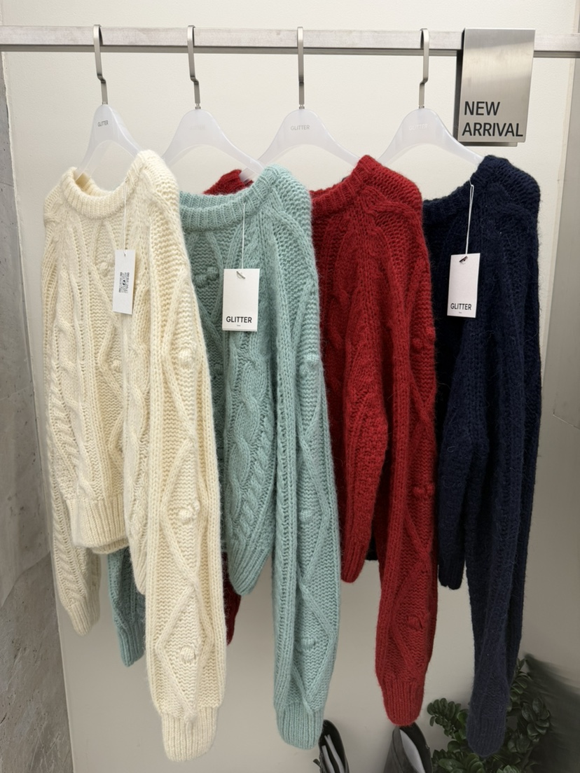 GLITTER東大門㊣直郵女士新品推薦熱賣25秋冬時尚人氣職業毛衣GLITTER毛衣