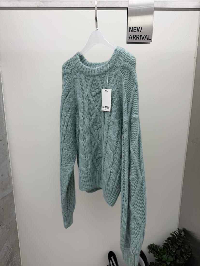 GLITTER東大門㊣直郵女士新品推薦熱賣25秋冬時尚人氣職業毛衣GLITTER毛衣圖色2