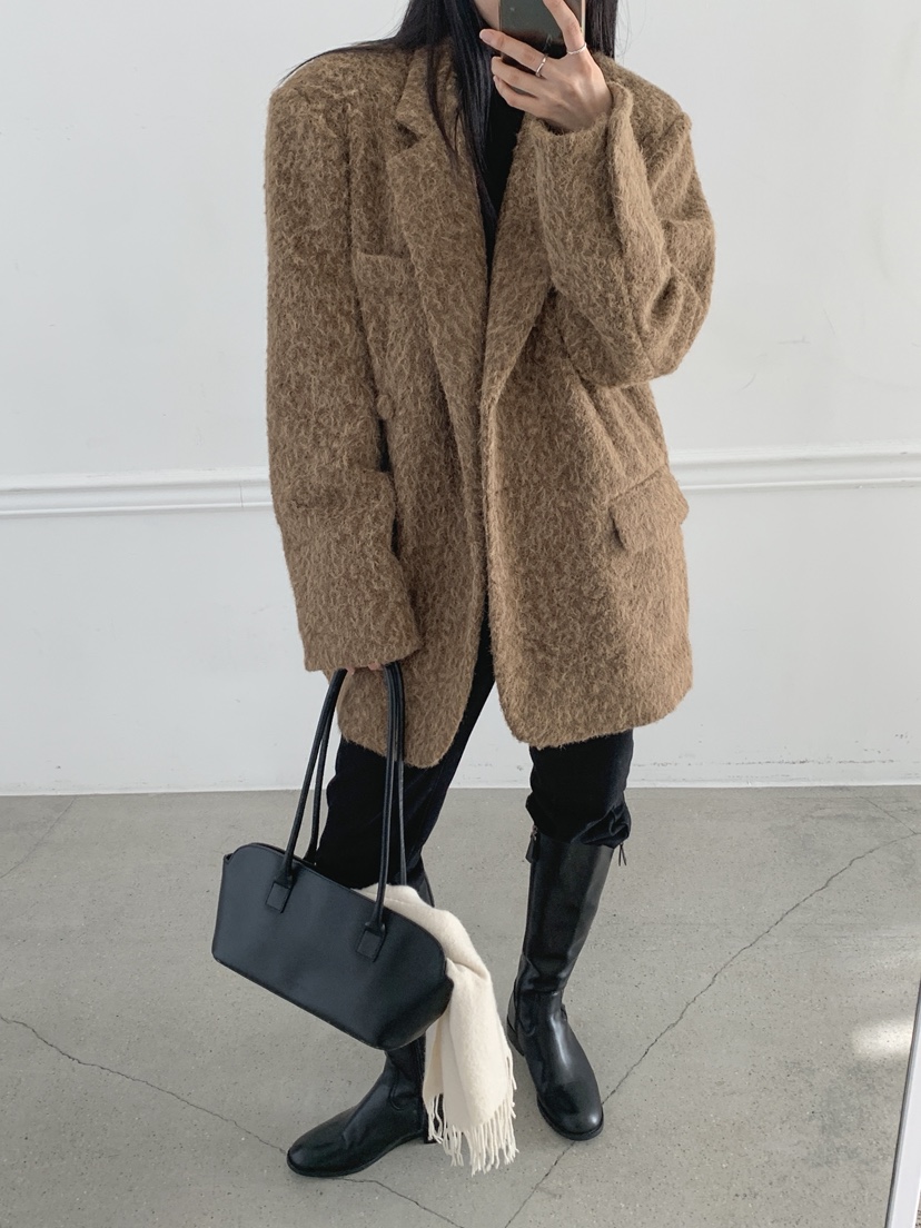 COME OPEN東大門㊣直郵女裝新品休閑時尚推薦職業熱賣夾克COMP-(COME OPEN)夾克