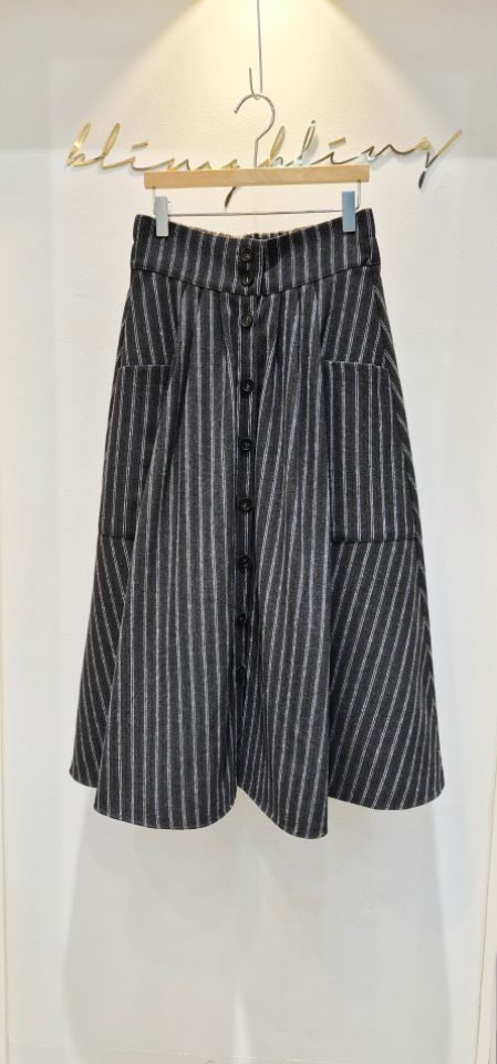 RICO東大門㊣實拍女裝新款熱賣職業時尚25秋冬人氣長裙羊毛bling bling/RICO長裙圖色2