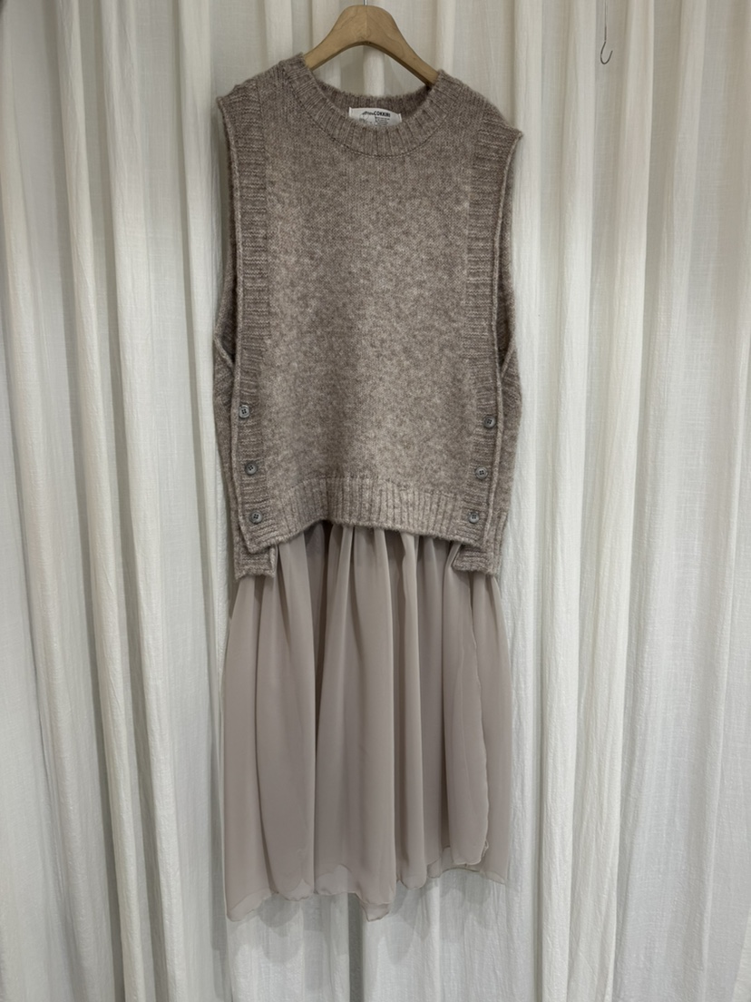 COKKIRI東大門㊣實拍女士新品時尚職業25秋冬休閑熱賣連衣裙COKKIRI連衣裙圖色2