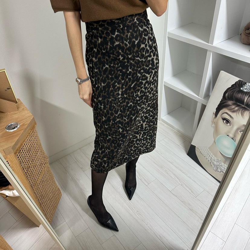 SOUIT韓國直郵㊣女士新品25秋冬推薦時尚人氣職業半身裙中短裙SOUIT by mabel-L半身裙/中短裙