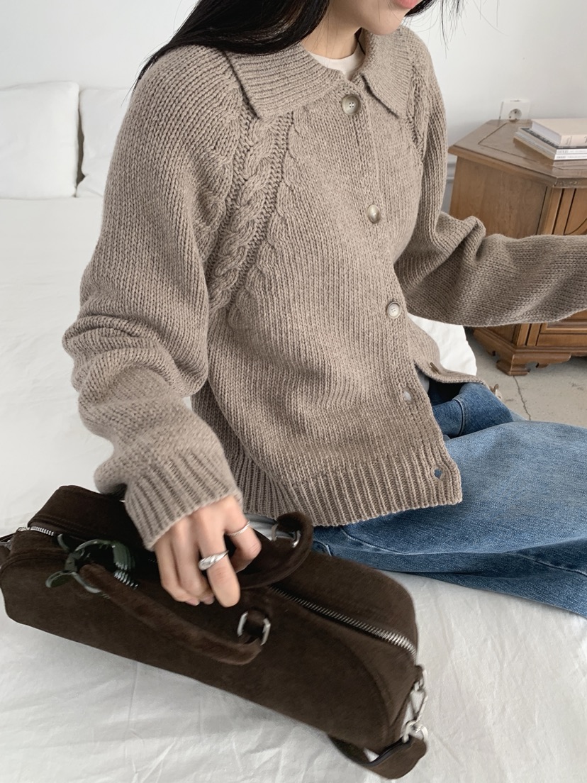 COME OPEN東大門㊣直郵女裝新品熱賣推薦25秋冬時尚針織衫COMP-(COME OPEN)針織衫