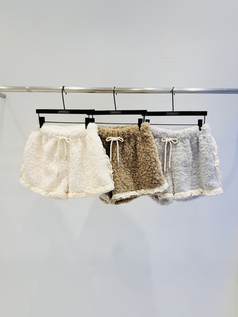 CORAL東大門㊣代購女裝新款職業熱賣25秋冬休閑人氣短褲蕾絲CORAL短褲