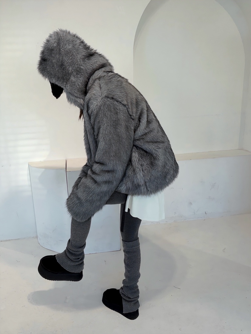 GLITTER東大門㊣直郵女士新品25秋冬職業休閑人氣時尚短款大衣GLITTER短款大衣