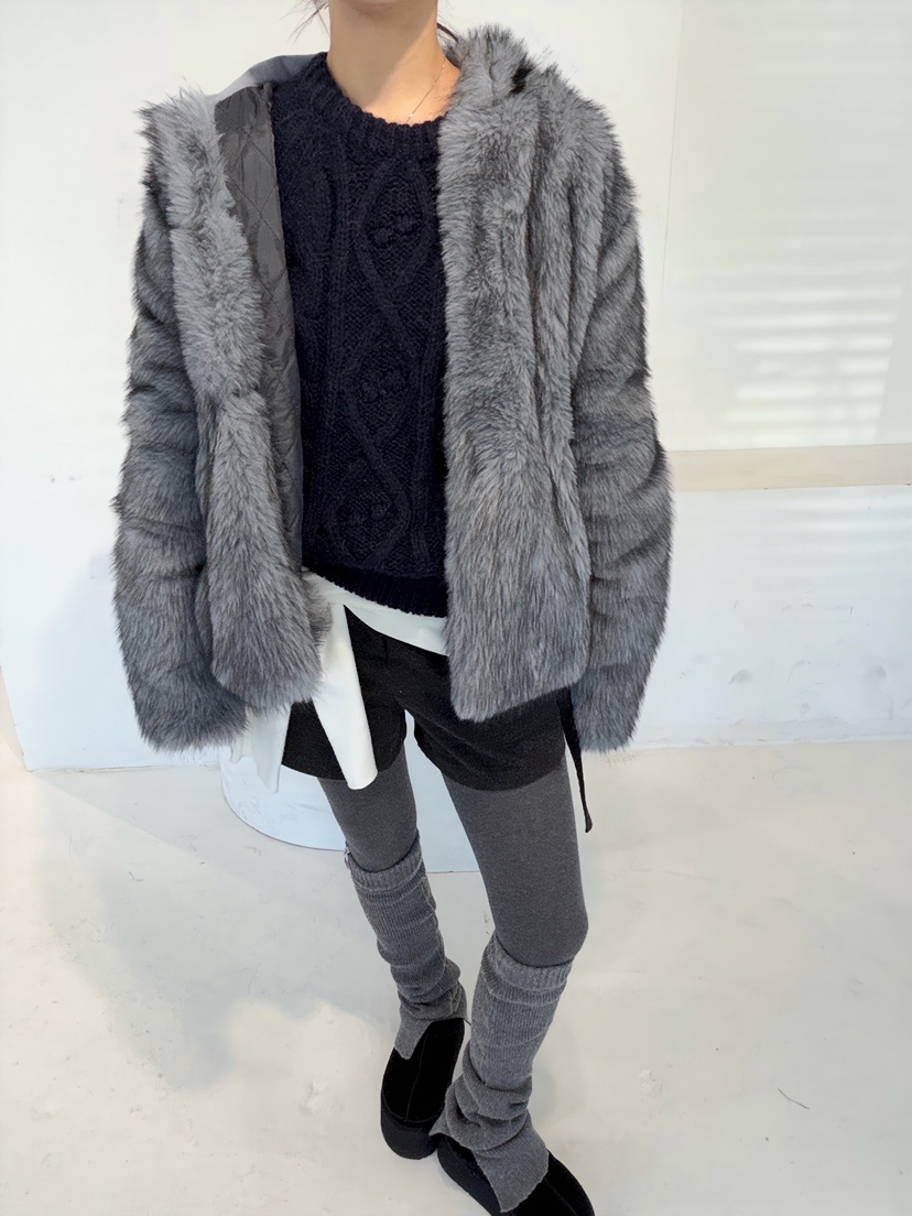 GLITTER東大門㊣直郵女士新品25秋冬職業休閑人氣時尚短款大衣GLITTER短款大衣