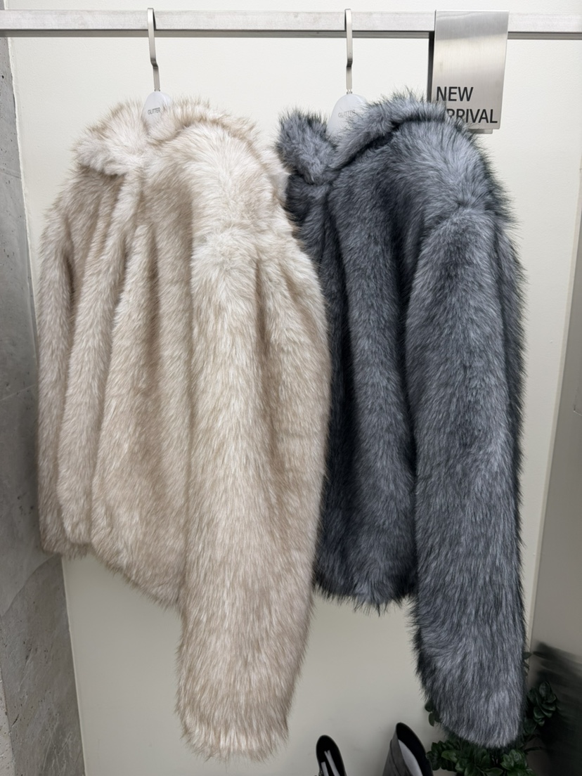 GLITTER東大門㊣直郵女士新品25秋冬職業休閑人氣時尚短款大衣GLITTER短款大衣