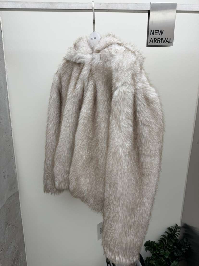 GLITTER東大門㊣直郵女士新品25秋冬職業休閑人氣時尚短款大衣GLITTER短款大衣圖色1