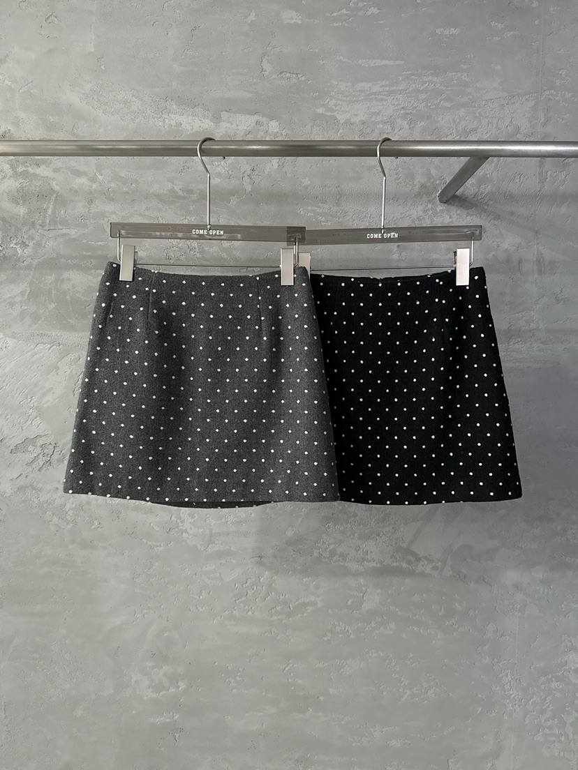 COME OPEN東大門㊣代購女裝新品職業25秋冬時尚人氣休閑短裙COMP-(COME OPEN)短裙
