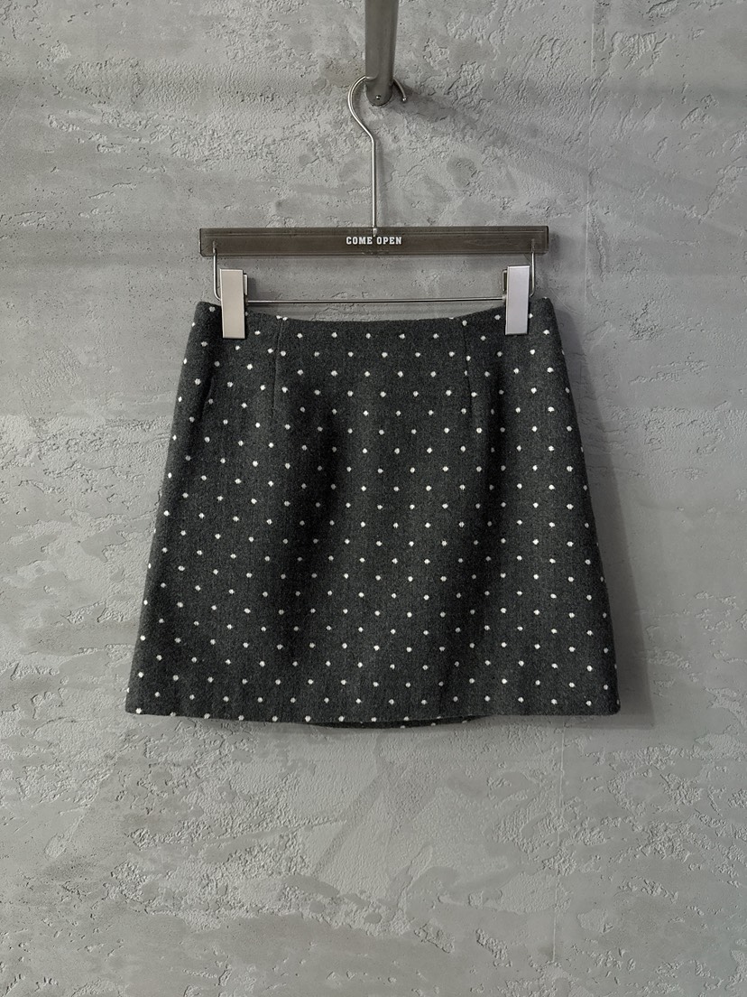 COME OPEN東大門㊣代購女裝新品職業25秋冬時尚人氣休閑短裙COMP-(COME OPEN)短裙圖色1