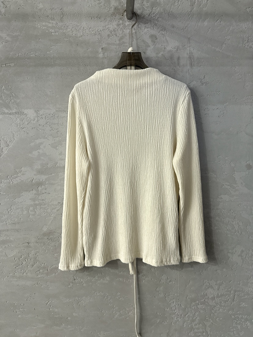 COME OPEN韓國直郵㊣女裝新品推薦時尚襯衫蕾絲衫含腰繩褶皺COMP-(COME OPEN)襯衫/蕾絲衫