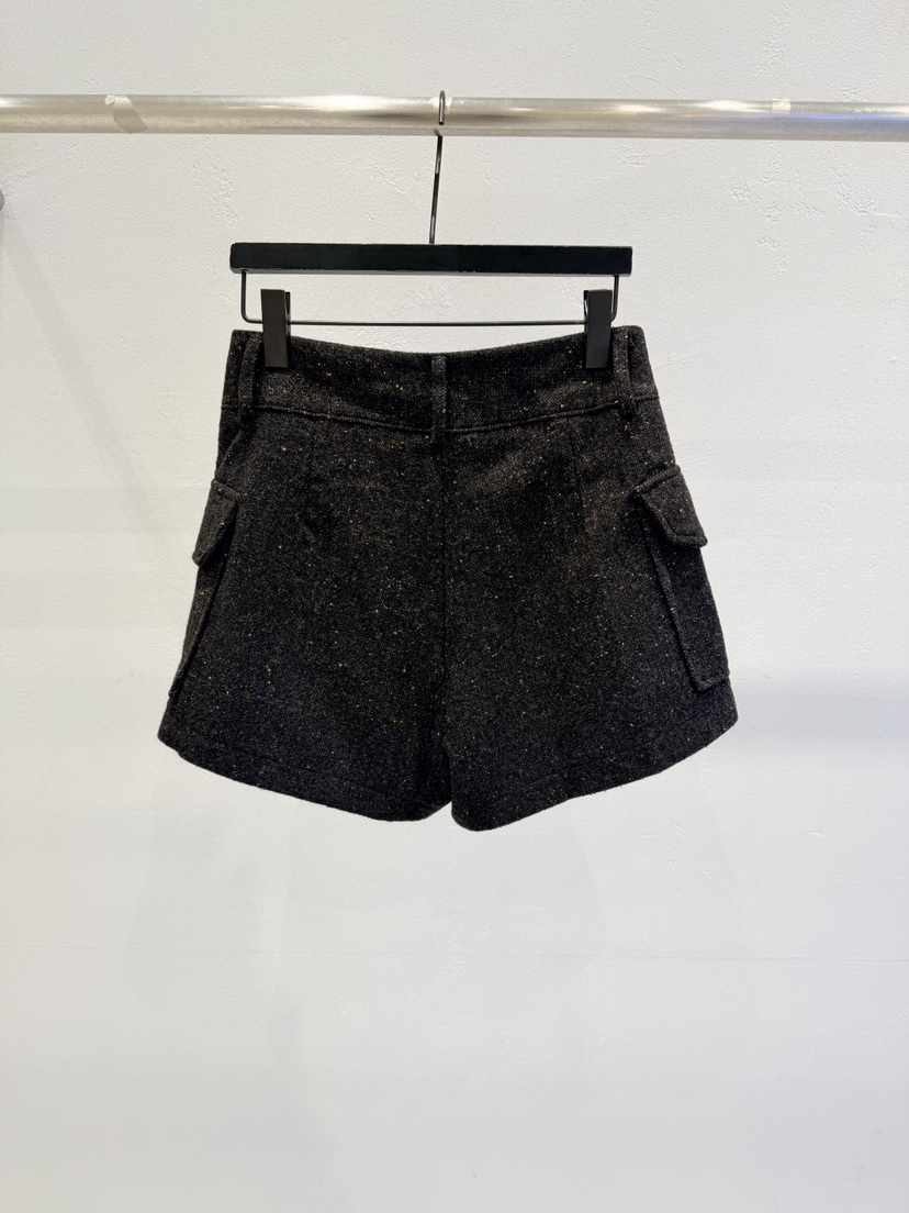 CORAL韓國代購㊣女裝新品職業熱賣休閑25秋冬時尚人氣短褲口袋CORAL短褲