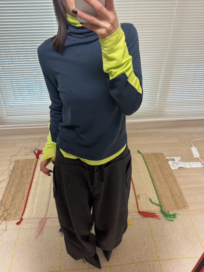 FRANC—L韓國代購㊣女裝新款25秋冬休閑熱賣推薦人氣時尚T恤FRANCT恤圖色4