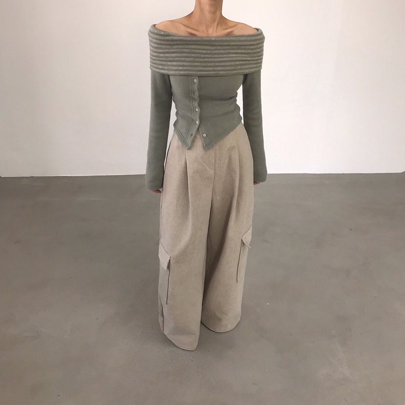 2TWO MOON東大門㊣直郵女士新款熱賣休閑推薦時尚長袖T恤露肩2TWO MOON長袖T恤