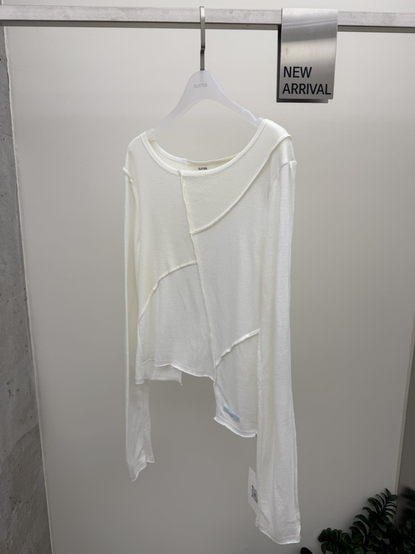 GLITTER東大門㊣實拍女裝新款25秋冬熱賣推薦職業休閑長袖T恤GLITTER長袖T恤圖色1